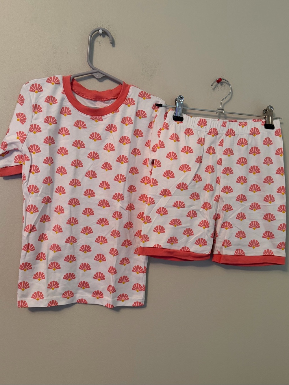 Lake Shell-Print Short Pajama Set